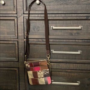 Coach patchwork crossbody bag!